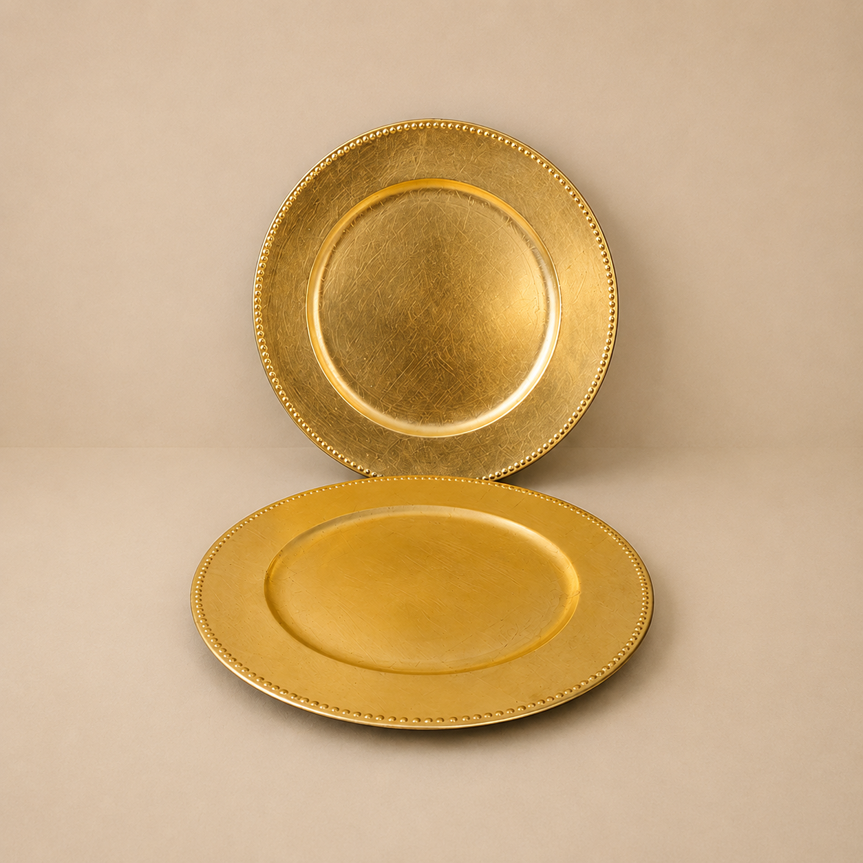 Sous Assiette Or